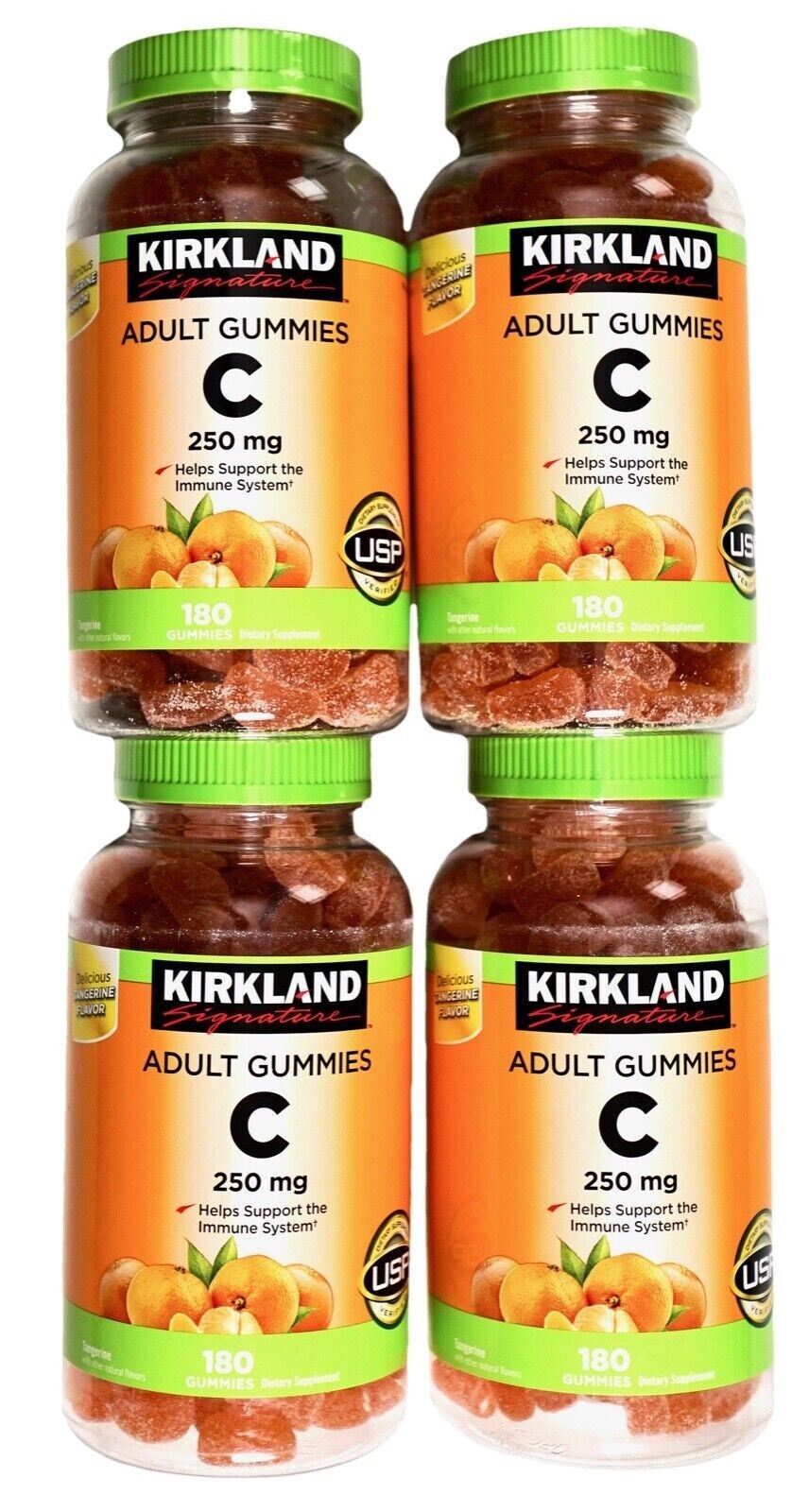 Kirkland Signature Vitamin C 250 mg Immune Support, 360 or 180 Adult Gummies