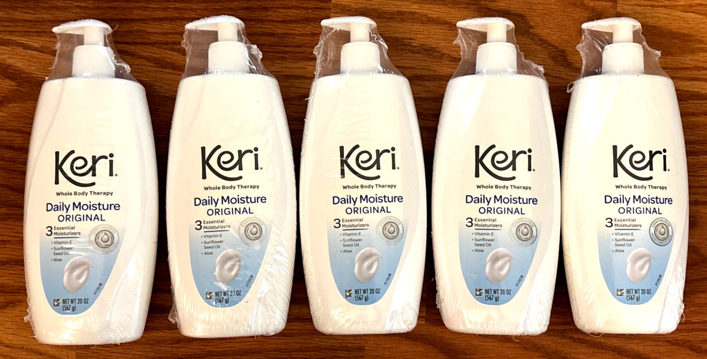 Keri Whole Body Dry Skin Daily Moisture Therapy Original Lotion w/ Aloe 20 oz