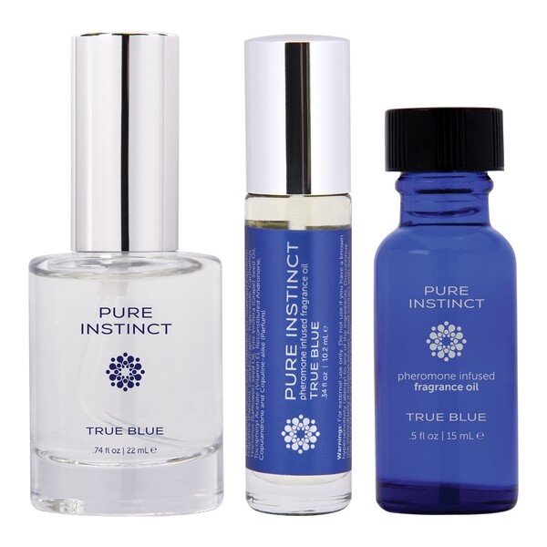 PURE INSTINCT Pheromone Perfume Oil – True Blue – Roll-On/Bottle/Spray