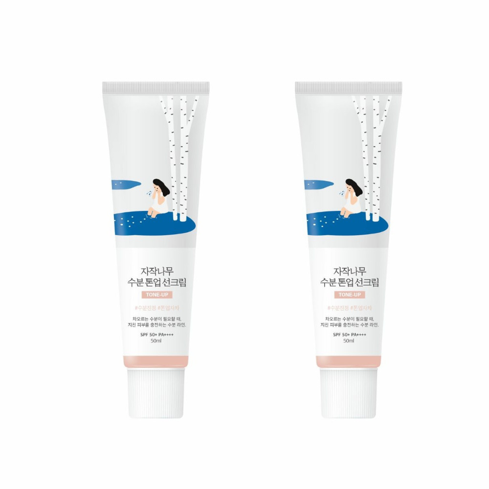 [US seller] 2 x ROUND LAB Birch Juice Tone-Up Sunscreen 50ml