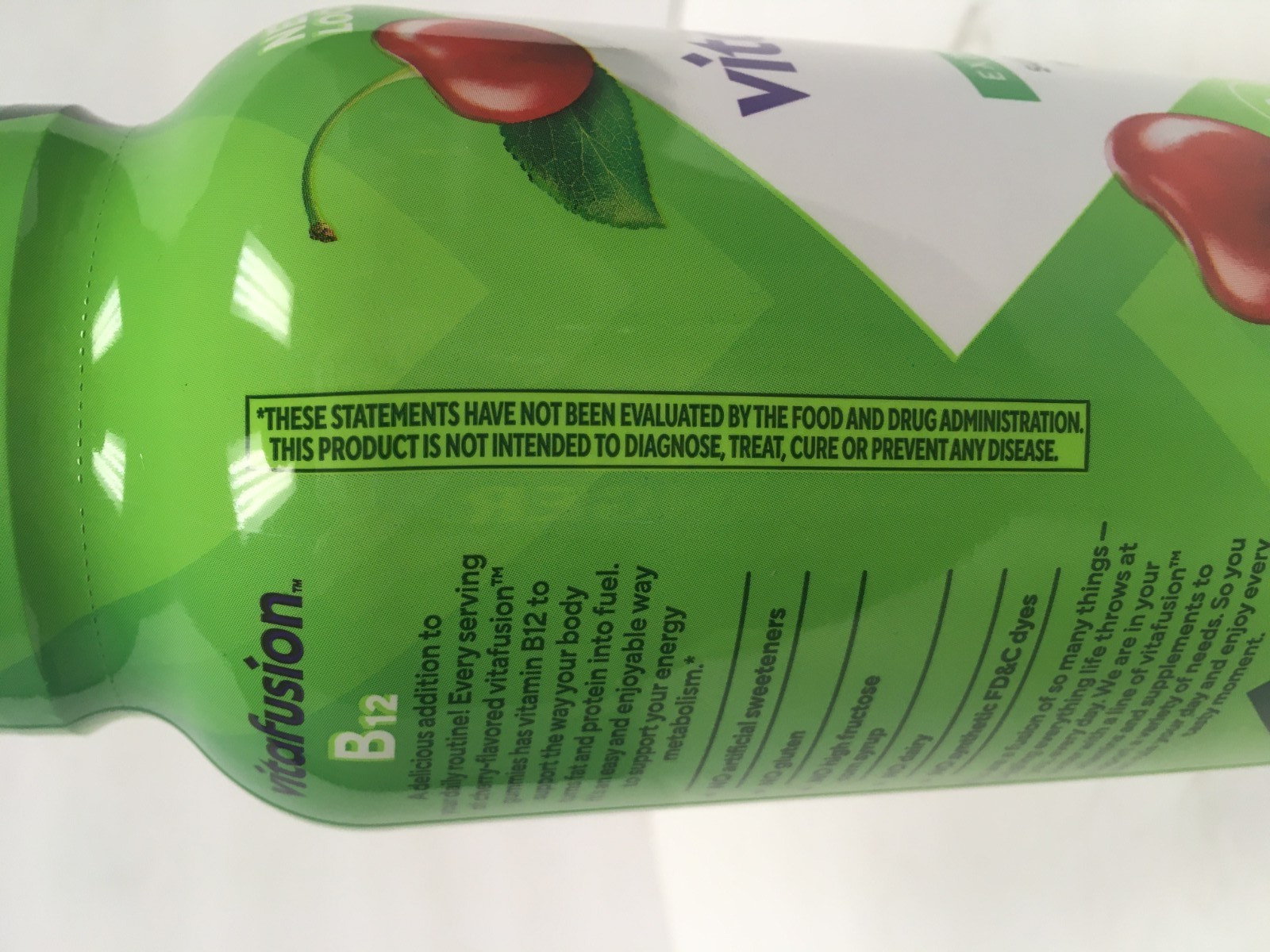 VITAFUSION B12 GUMMIES Extra Strength 170 Count Cherry Flavor 3000MCG Per Serve