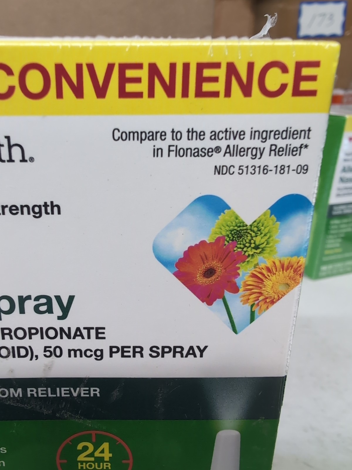 2X Compares To Flonase Allergy Relief Nasal Fluticasone Metered 288 Sprays 10/26