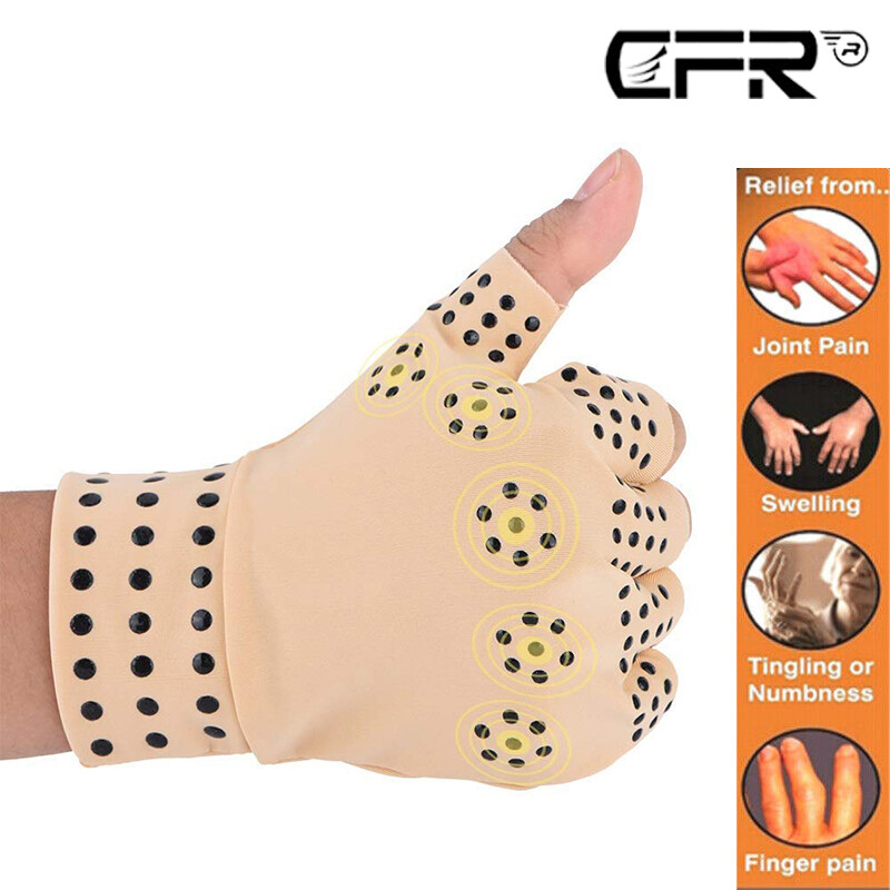 Magnetic Compression Arthritis Gloves Carpal Tunnel Hand Support Pain Relief US