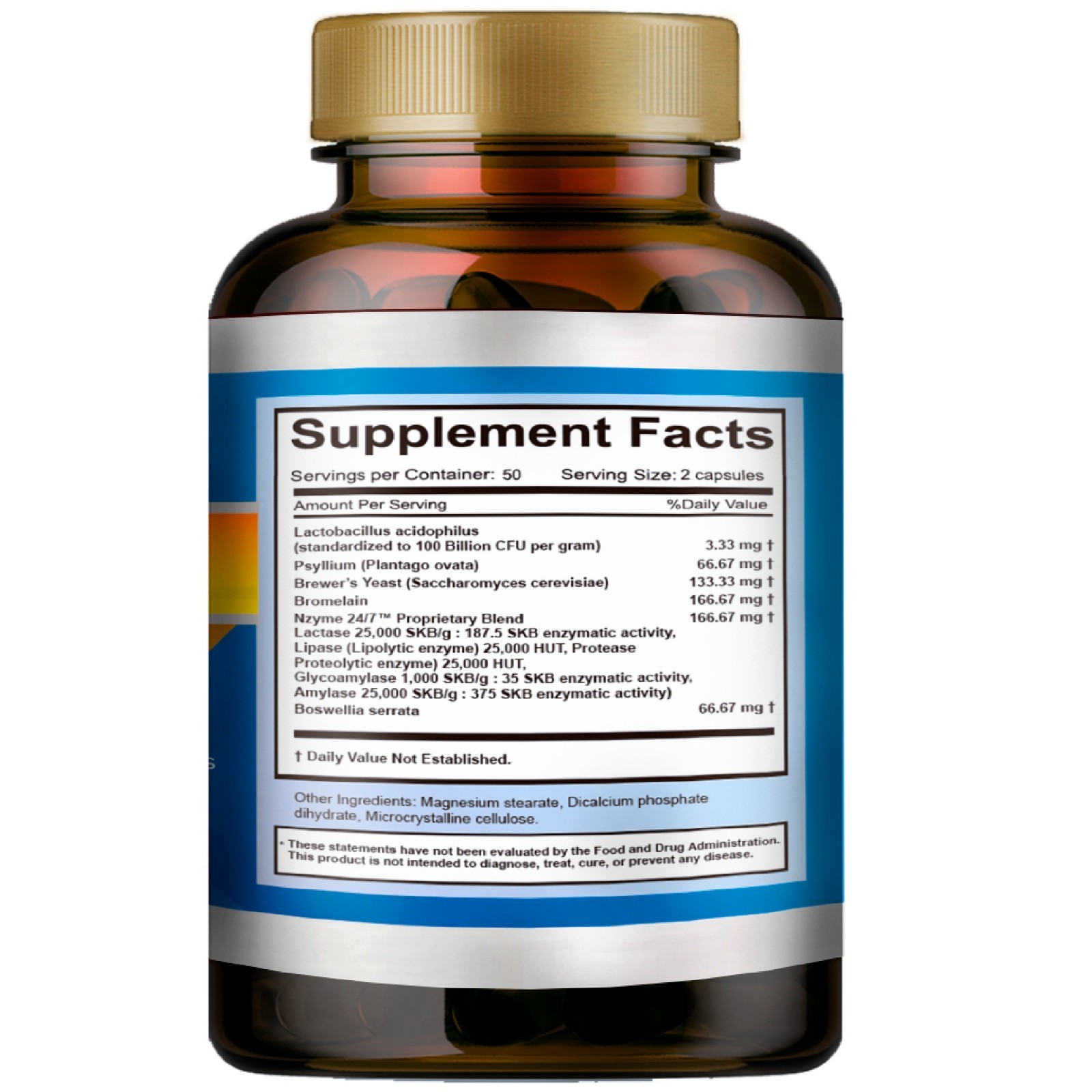 Probiotics 100 Billion CFU Potency Digestive Immune Health 200 Caps NEW