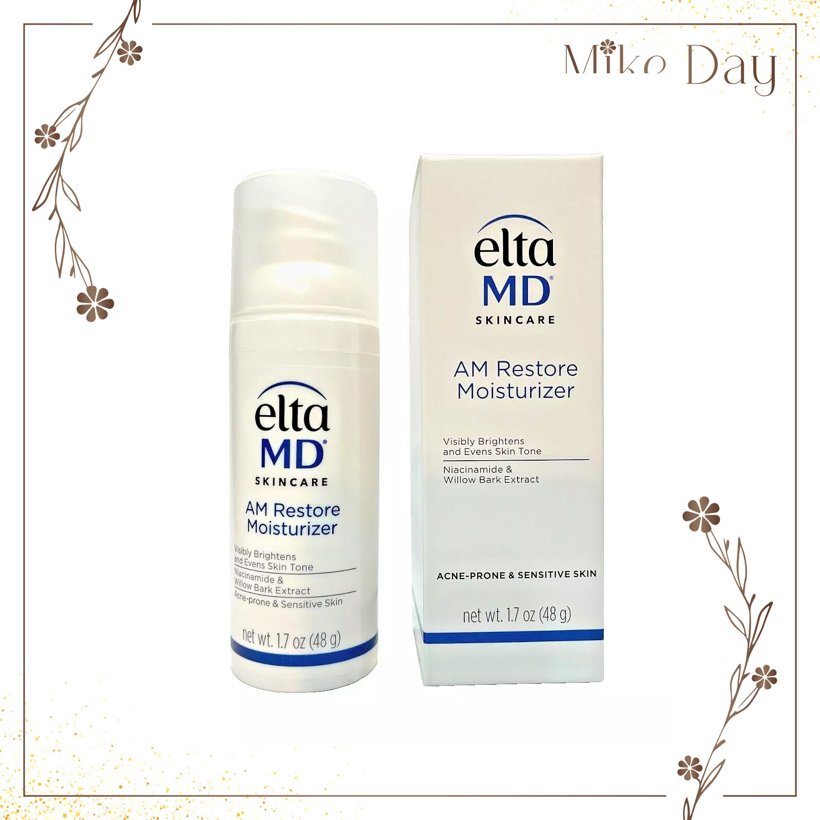 EltaMD AM Restore Moisturizer EXP 02/2027 – 1.7 OZ / 48 G – Brand New in Box