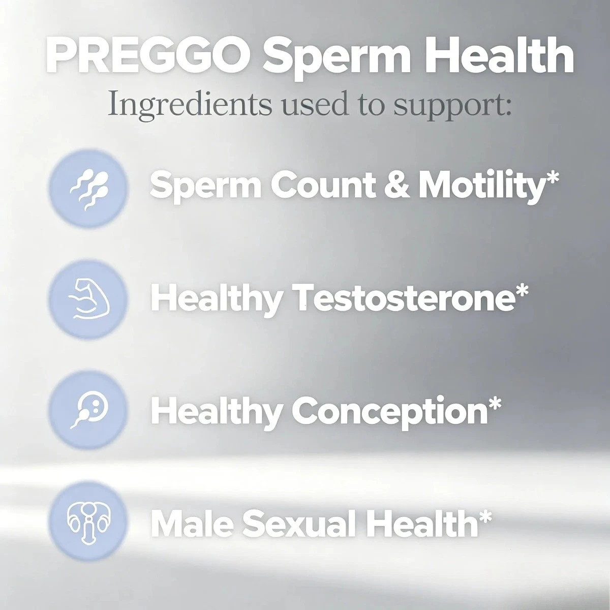 3 Pack PREGGO O-Positive Sperm Health Boost Capsules – 180 Count For Men