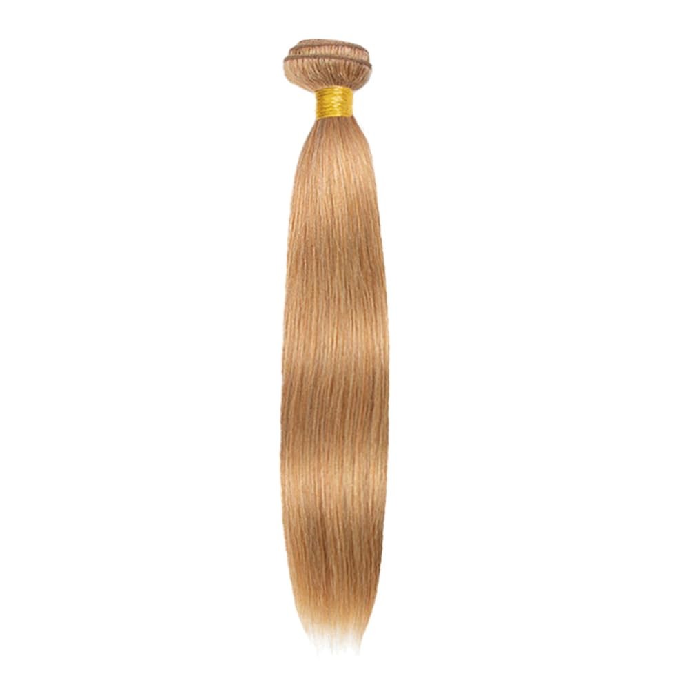 FuivJuix #27 Blonde Straight Bundle 16″ Human Hair