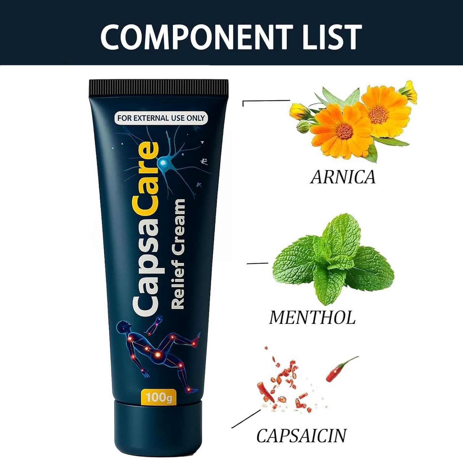 Mavetto Neuropathy Cream with Capsaicin & Menthol for Soothing Relief – 2 Pack