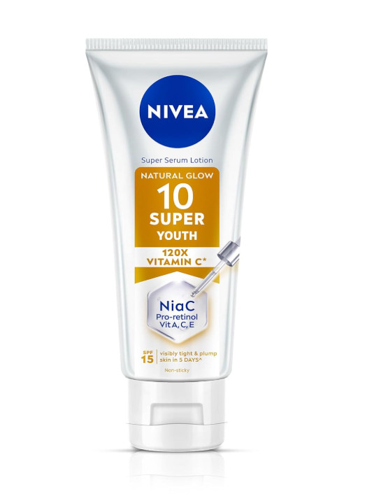 NIVEA Super 10 Youth Serum Niacinamide Pro-Retinol SPF15 Body Lotion-170ml