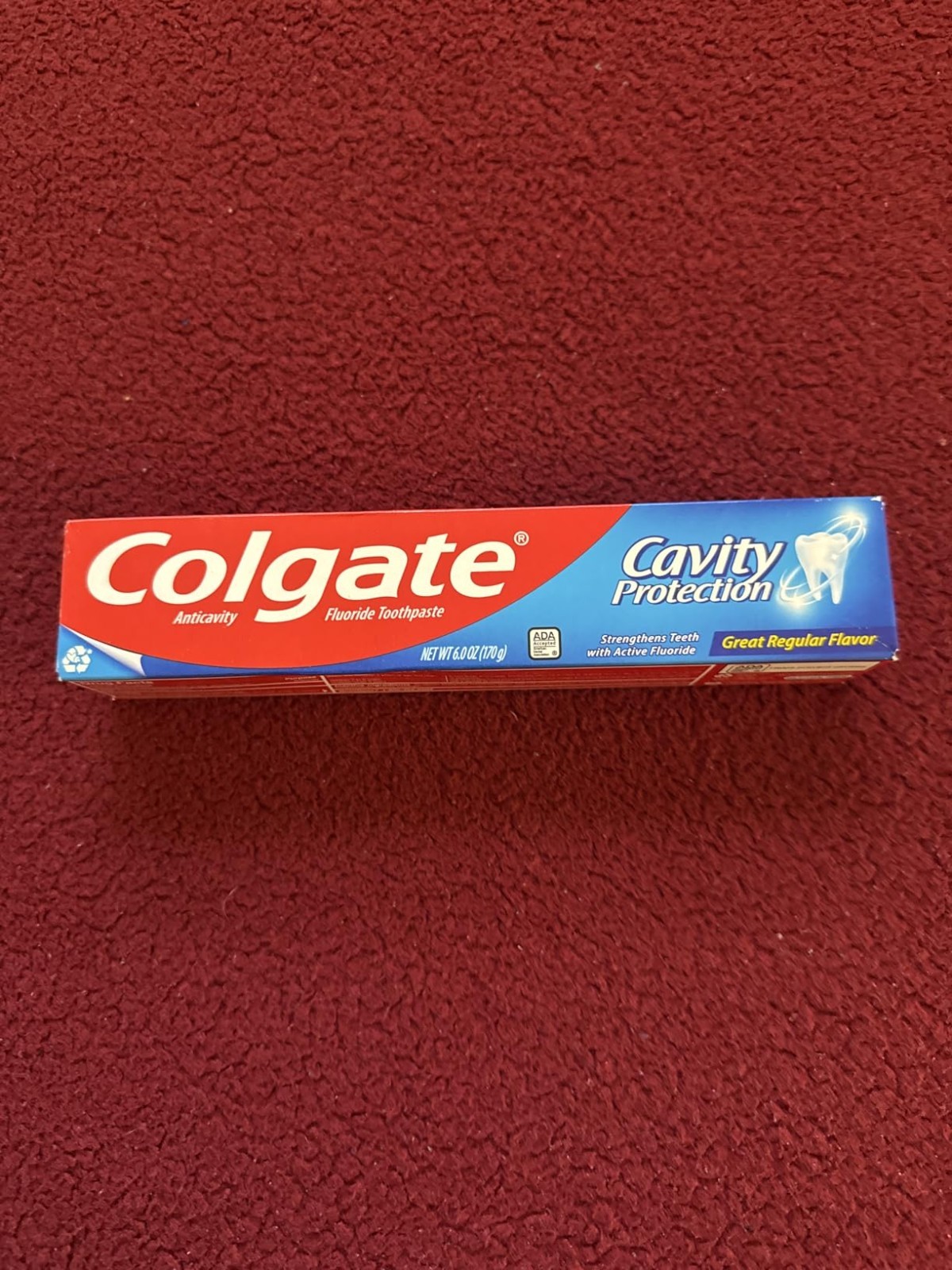6-Pack Cavity Protection Toothpaste with Fluoride – Refreshing Mint Flavor