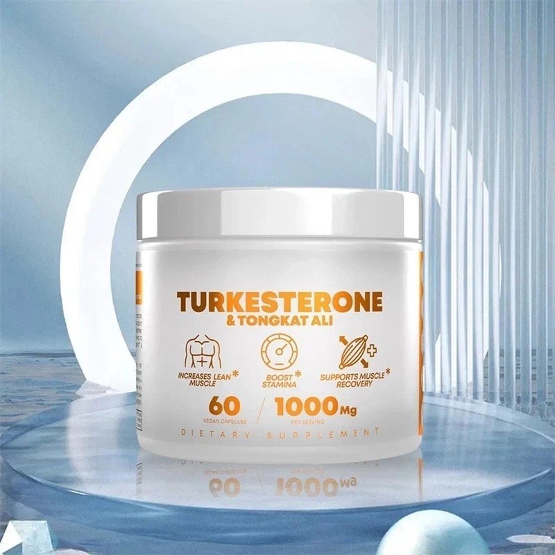Turkesterone 1000 Mg Natural Capsules Supplement Muscle Growth & Recovery 60 Pcs