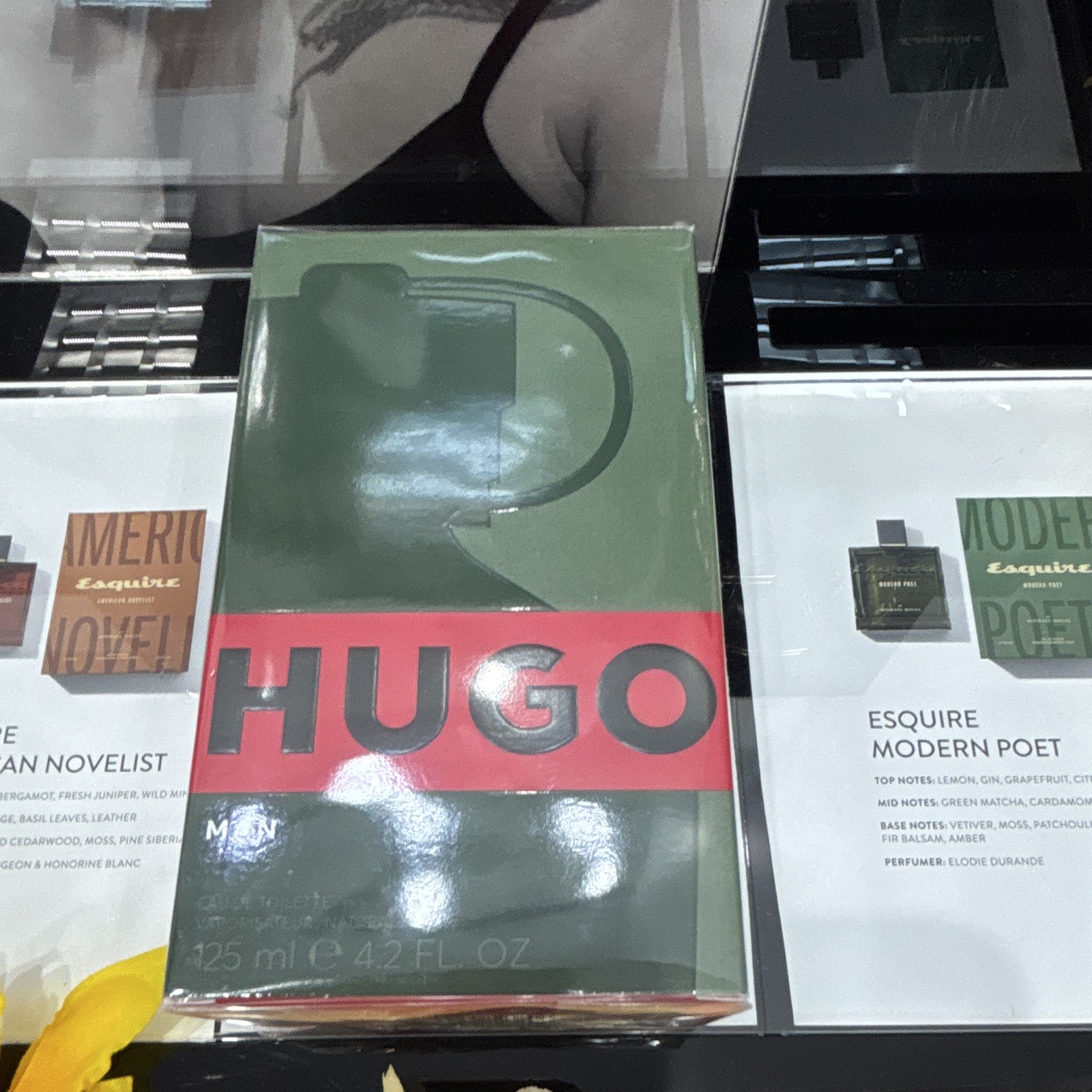 HUGO Man Eau de Toilette Spray, Regular Size 4.2 fl oz Green Apple Fir Balsam