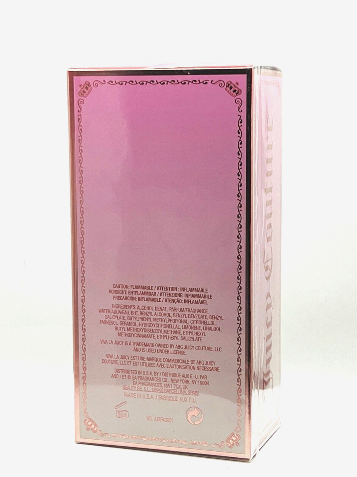 Viva La Juicy Rose Perfume By Juicy Couture EDP Spray 3.4 oz/100ml for Women