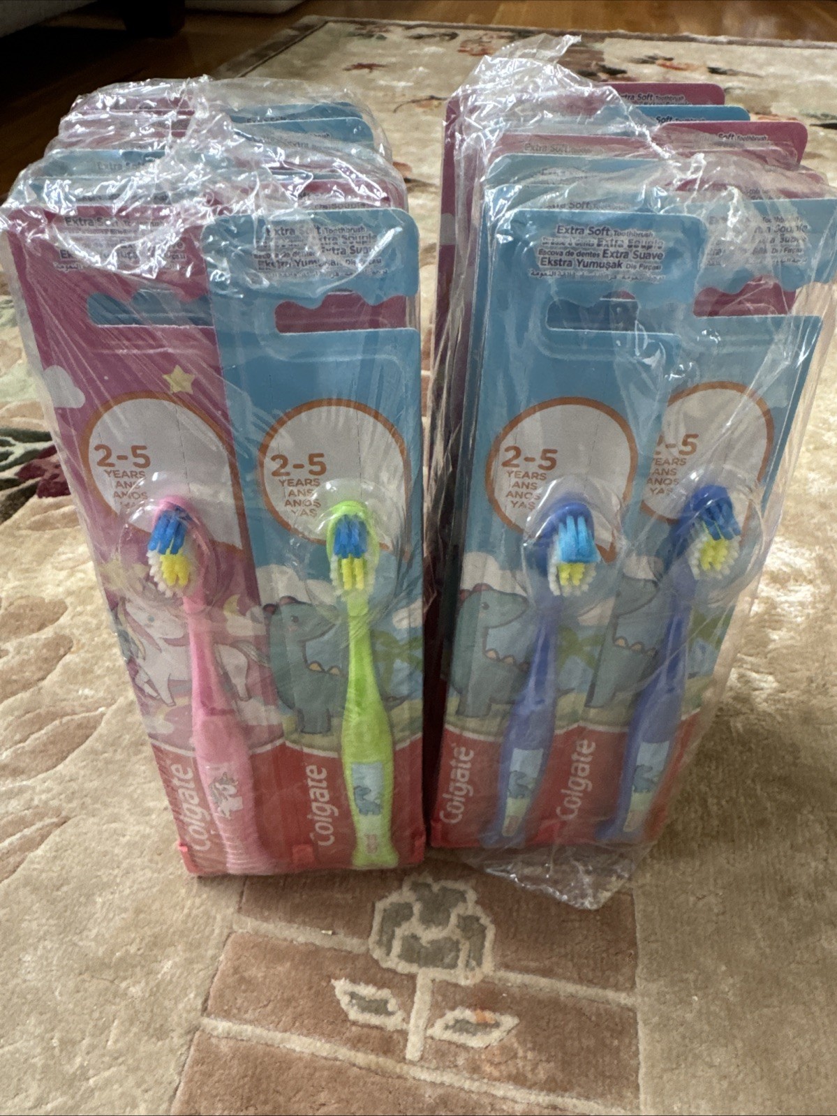 Lot 24 Colgate Extra Soft Kids Toothbrush 2-5 Years New Sealed