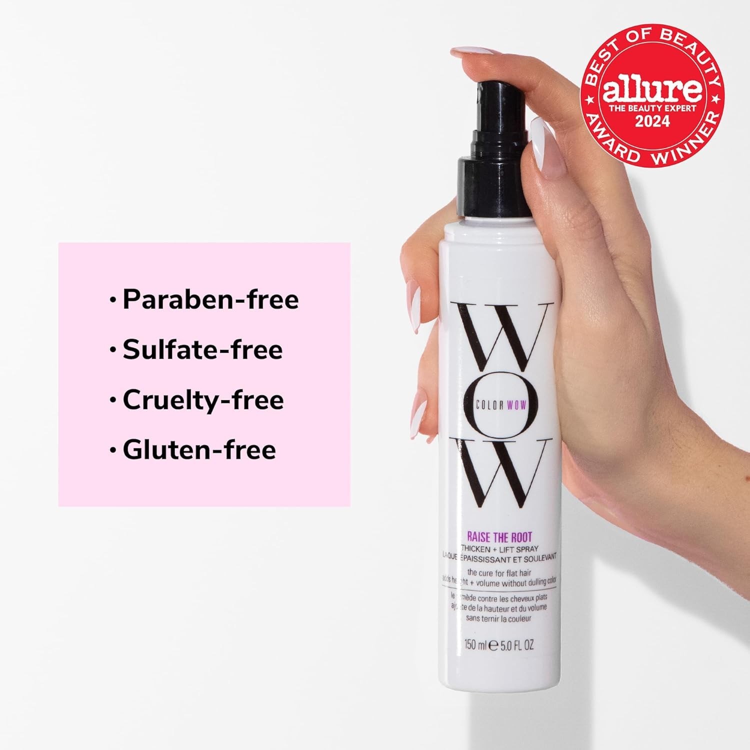 1 Pack Color Wow Raise The Root Thicken + Lift Spray 5 oz Volumizing Hair Spray