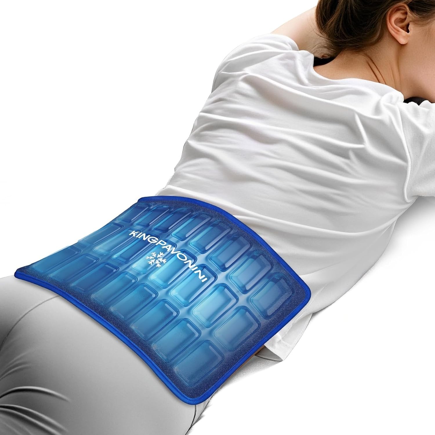 Dual-Layer Gel Ice Pack – Soft, Flexible Cold Therapy for Back, Knee & Shoulder