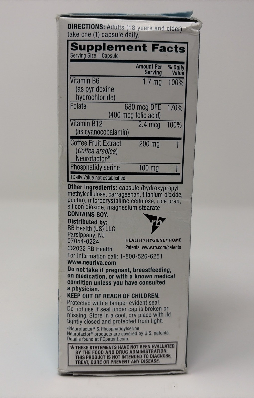 Schiff Neuriva Plus Fast-Acting Brain Performance Capsules – 30 Count Exp 09/26