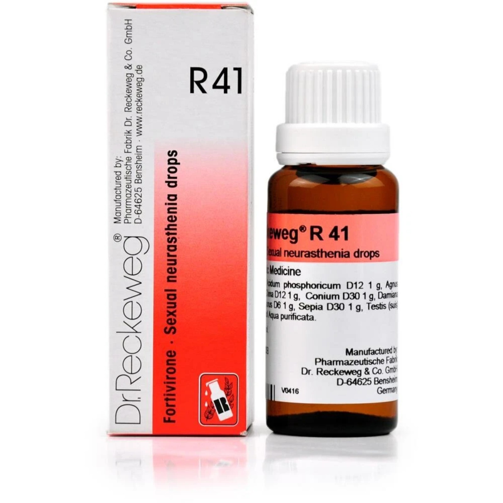 Dr Reckeweg R41 Drops 22ml Pack Made in Germany Homeopathic Drops FREE SHIPPING