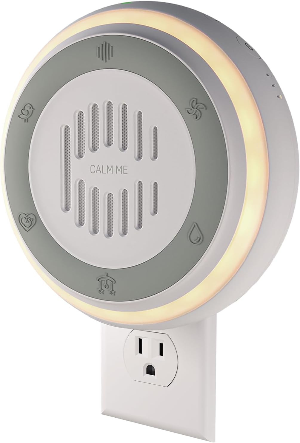 Wall Plug in White Noise Sound Machine for Office Privacy & Noise Canceling, Whi