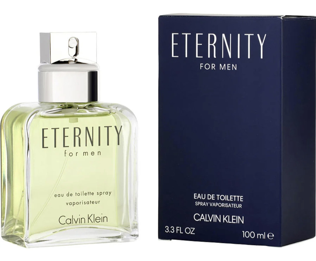 ETERNITY FOR MEN Cologne Perfume by CALVIN KLEIN 3.4 Oz 100ml EDT Spray NEW PACK