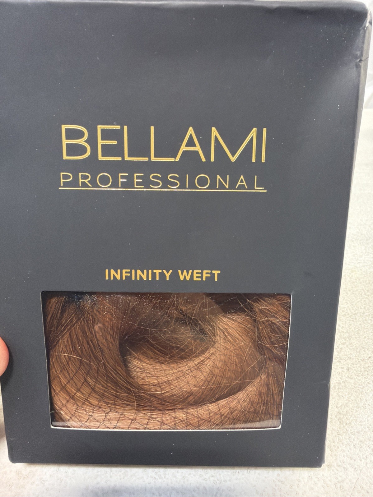 BELLAMI INFINITY WEFT Color Dark Chestnut Brown#10 24in-90g
