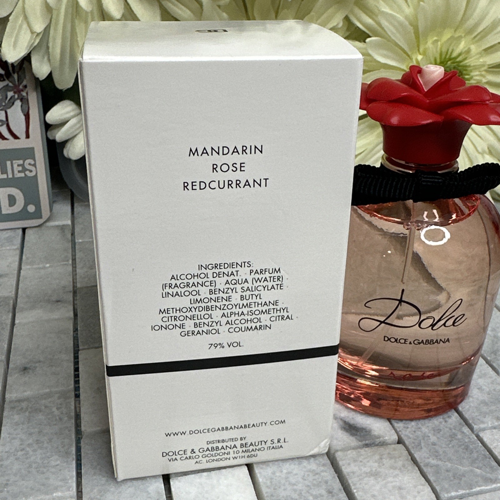 Dolce & Gabbana Dolce Rose EDT, 2.5oz/75ml BRAND NEW IN TESTER BOX /Authentic