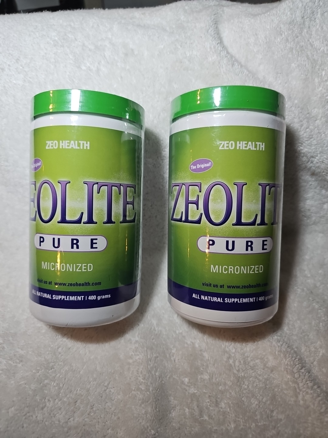 2- Zeo Health Pure Zeolite Detoxification Powder (New) Exp:03/2030