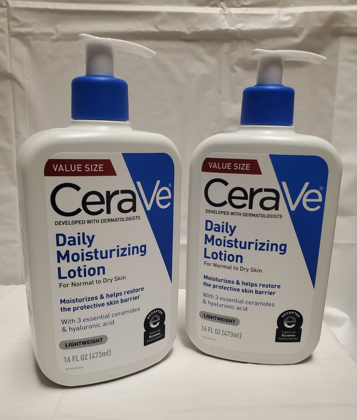 CeraVe Daily Moisturizing Lotion Pump Normal to Dry Hyaluronic Acid 16 fl oz