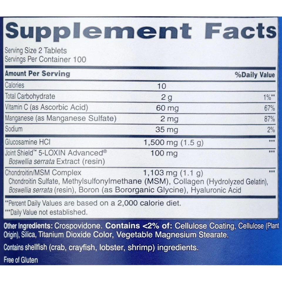 Osteo Bi-Flex Triple Strength 200 Tablets Joint Support Supplement Free Ship