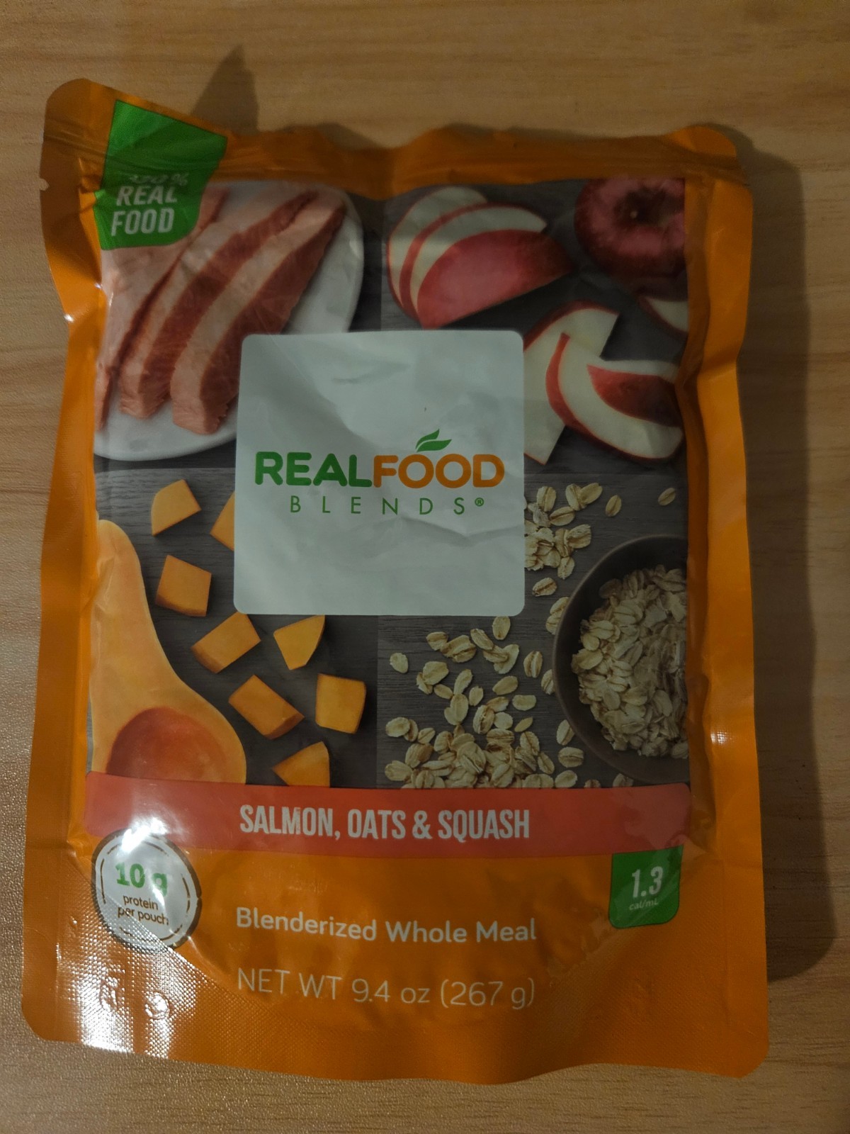 24 Real Food Blends Variety Lot – Beef, Salmon & Turkey Pouches – Exp 2027/2028