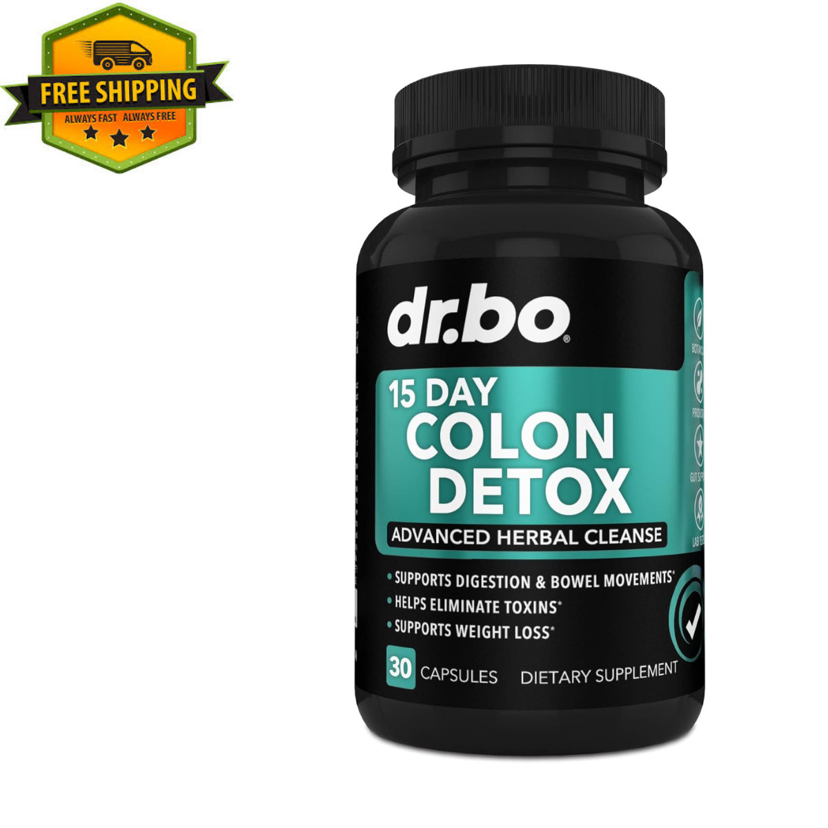 Colon Cleanser Detox for Weight Flush – 15 Day Intestinal Cleanse Pills & Pro..
