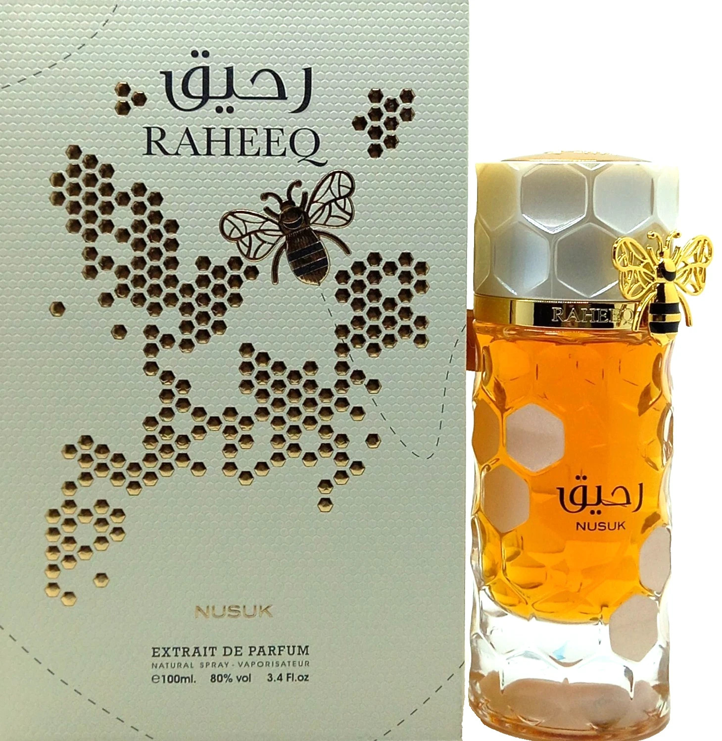 NUSUK RAHEEQ 3.4 FL OZ / 100 ML EXTRAIT DE PARFUM SPRAY – BRAND NEW