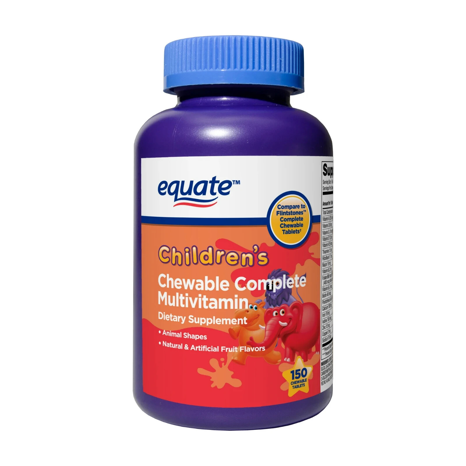 Children’s Chewable Complete Multivitamin Tablets for Children’s Health,150 cnt.