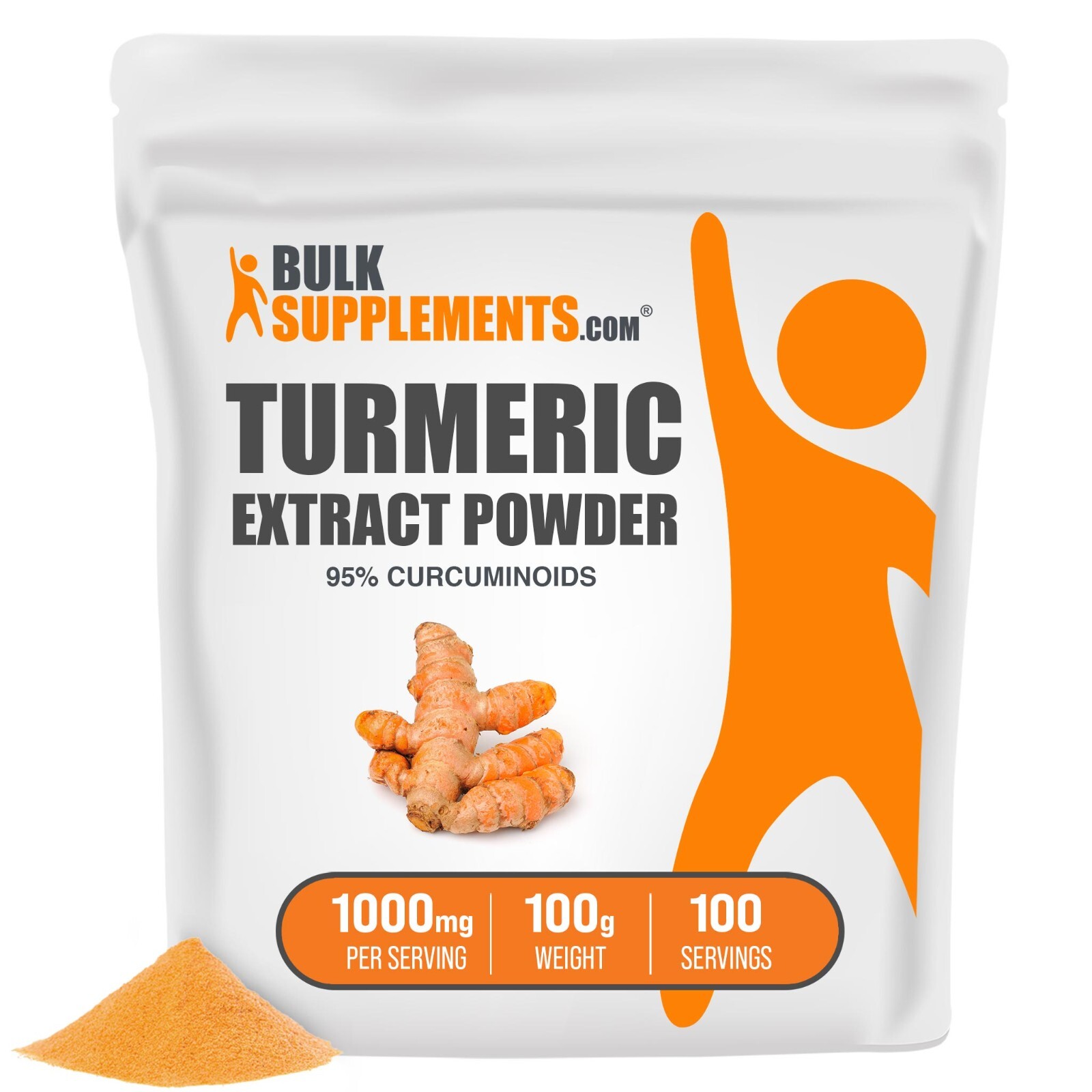 BulkSupplements Turmeric Extract Powder (95% Curcuminoids)