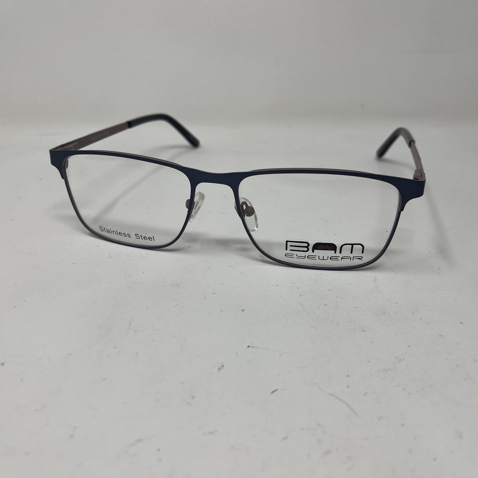 BAM EYEWEAR 519 Blue 58-17-150 Flex Hinge Eyeglasses MY48