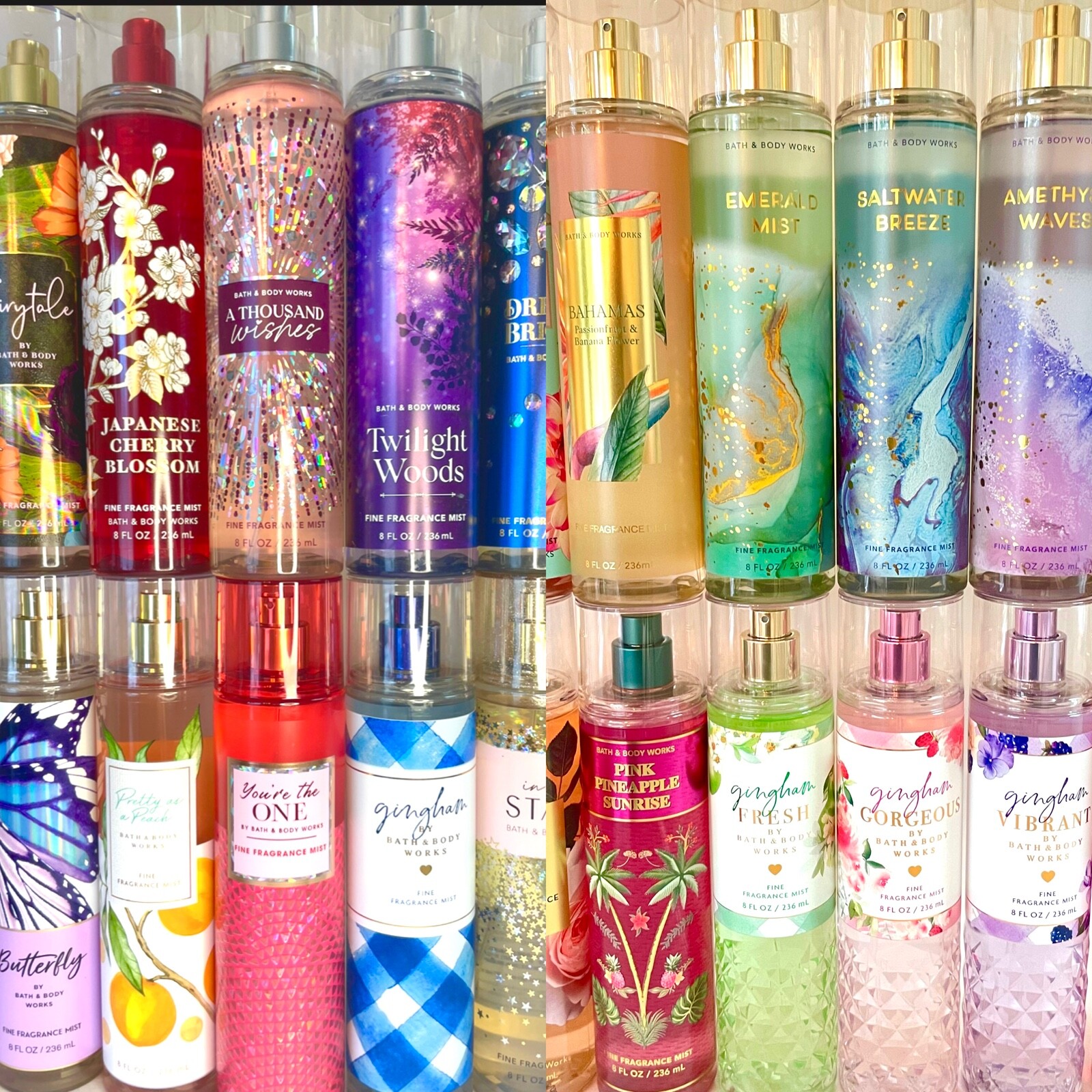 BATH & BODY WORKS FINE FRAGRANCE MIST SPRAY 8 oz each [ You Pick Your Scent ]