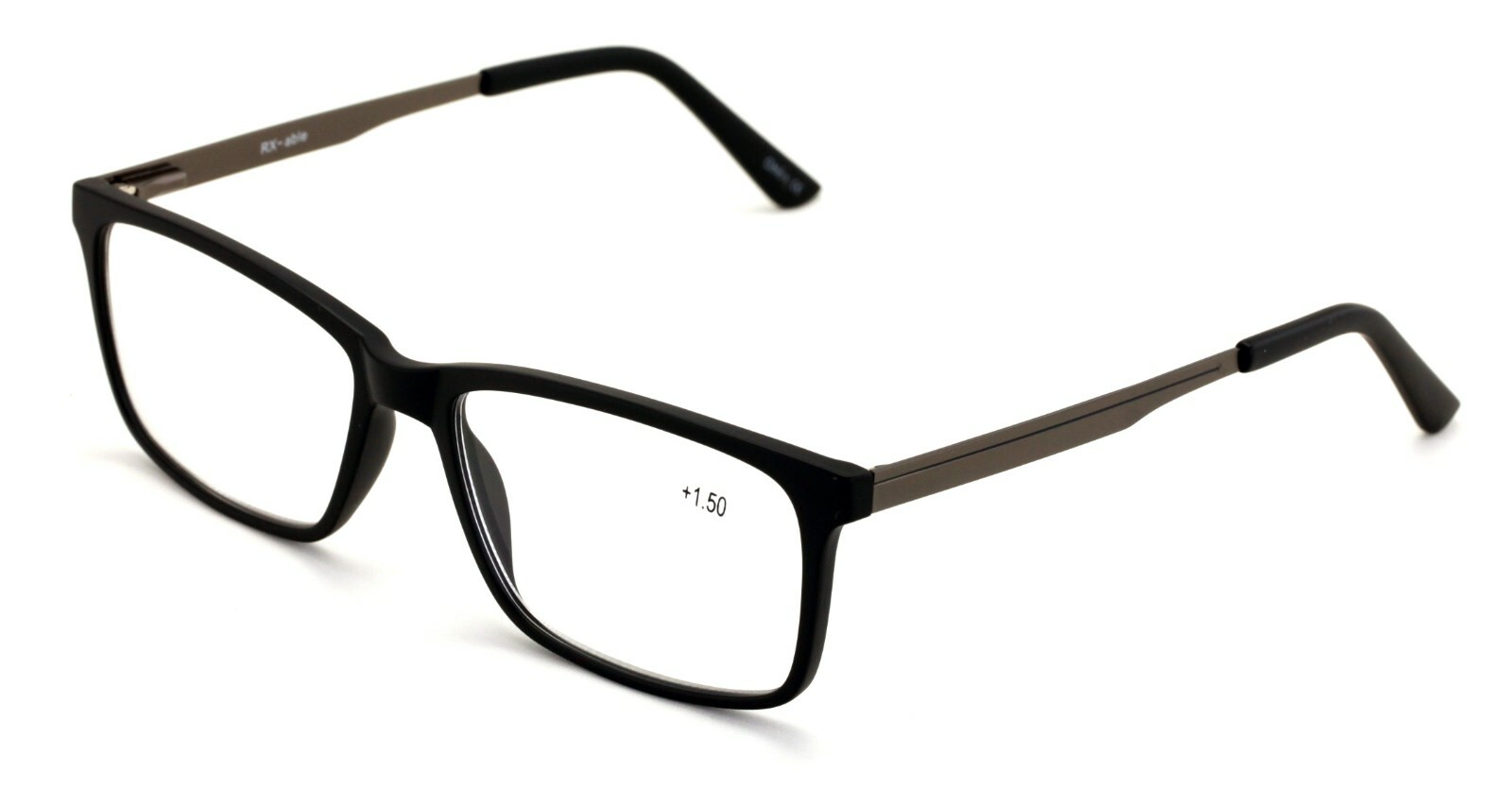 Men Premium Rectangle TR90 /w Extended Temple – XL Large Reader Reading Glasses