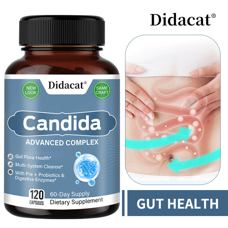 Candida Support Complex – Digestive Enzymes with Probiotics & Oregano Leaf