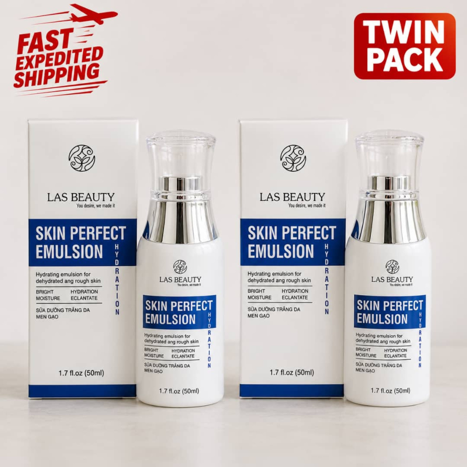 Las Beauty Skin Perfect Emulsion Sea Grape Lotion 50ml- Sữa Dưỡng Rong Nho