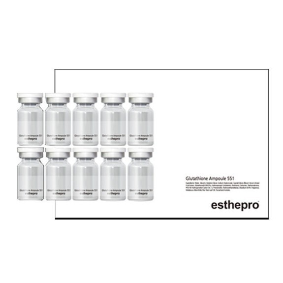 ESTHEMAX Glutathione Ampoule 8ml 10EA Professional Premium Skin Care Made Korea
