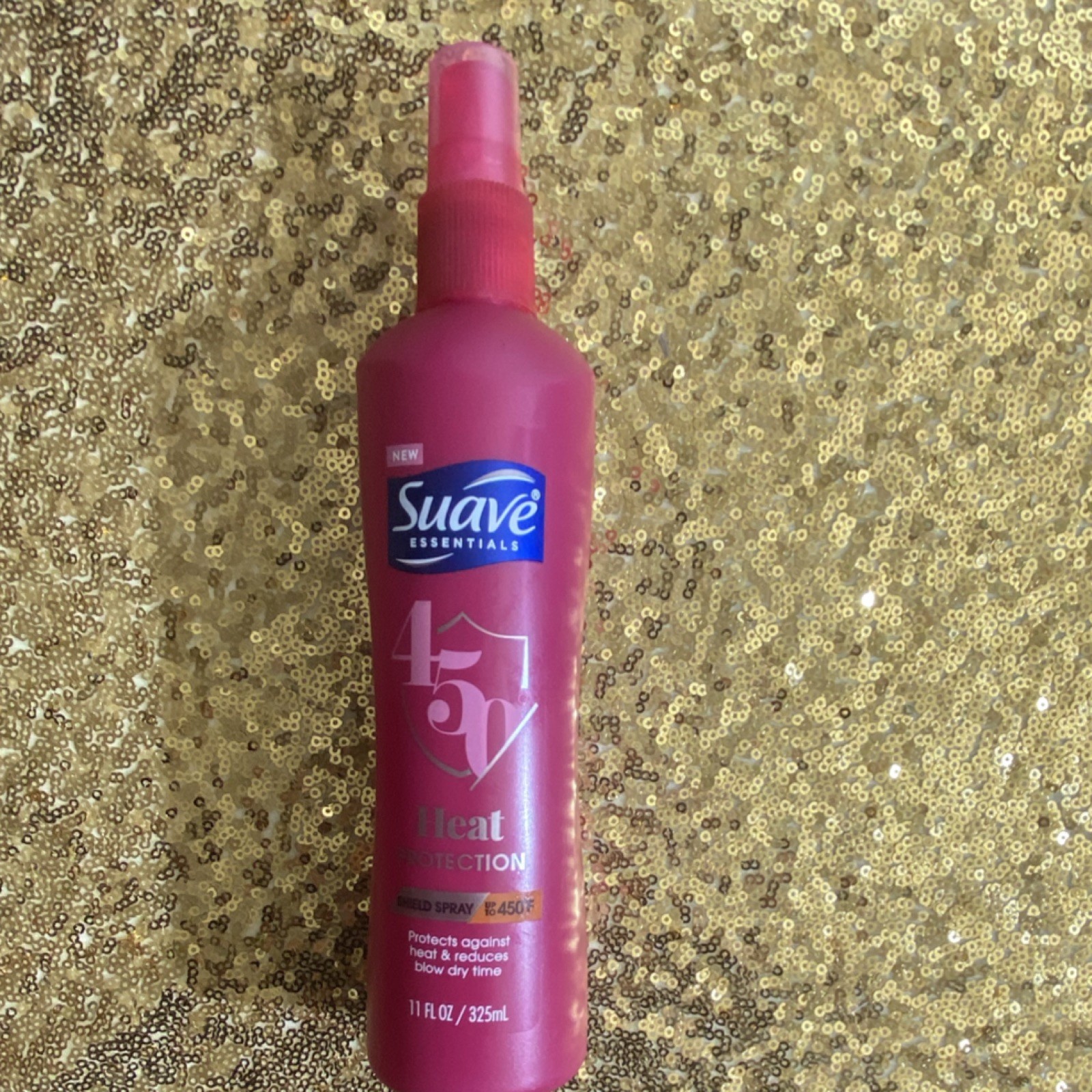Suave Essentials 450°F Heat Protection Spray Heat Protectant, 11 fl oz / 325 mL