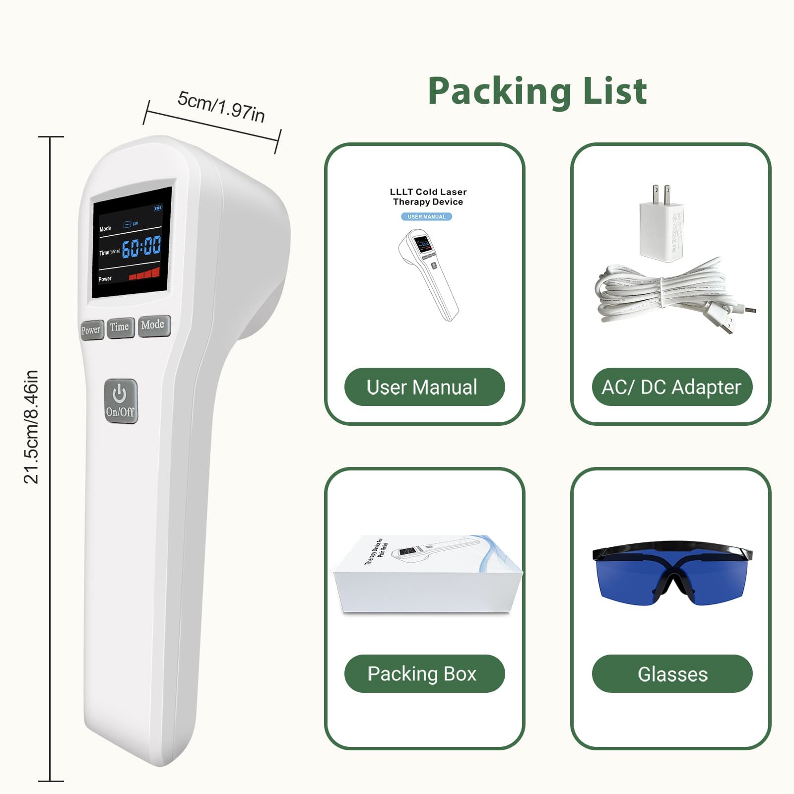 Medical Grade Red Light Therapy LLLT Treatment 880mW Knee Arthritis Pain Relief