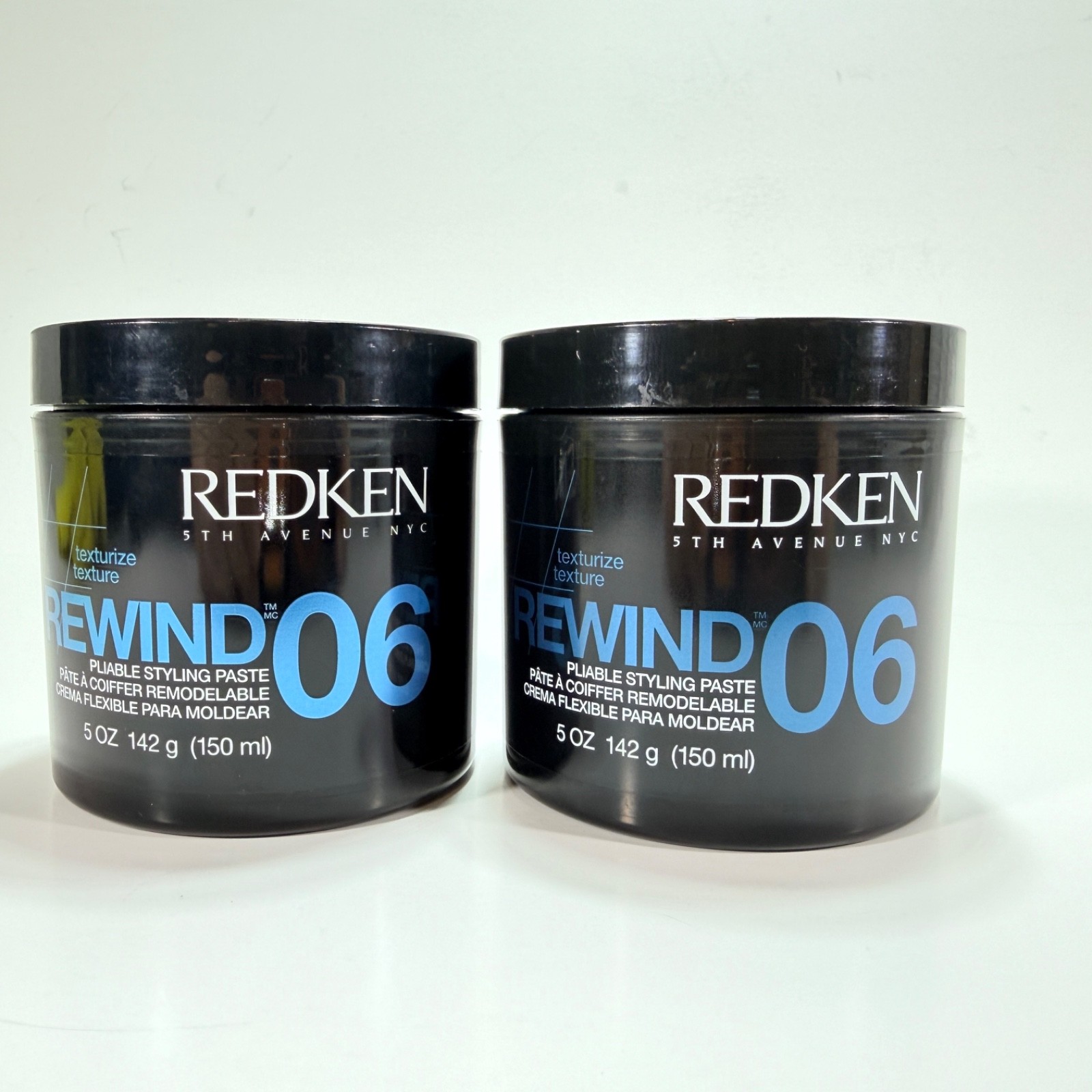 Redken 2-Pack Texturize Rewind 06 Pliable Styling Paste 5 oz / 142 g – Free Ship