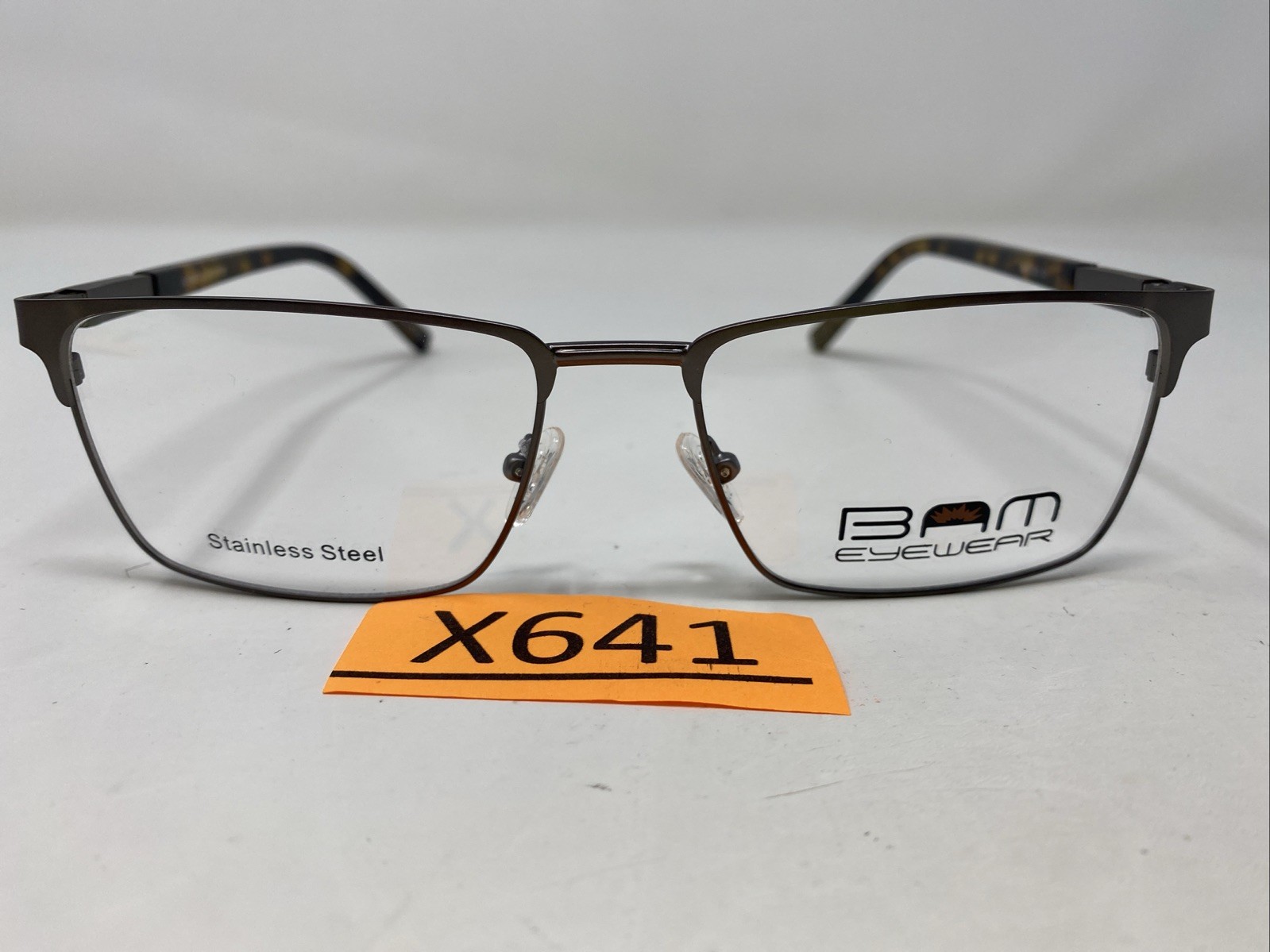 BAM Eyewear BAM 523 GUNMETAL 58-19-150 Metal Full Rim Eyeglasses Frame X641