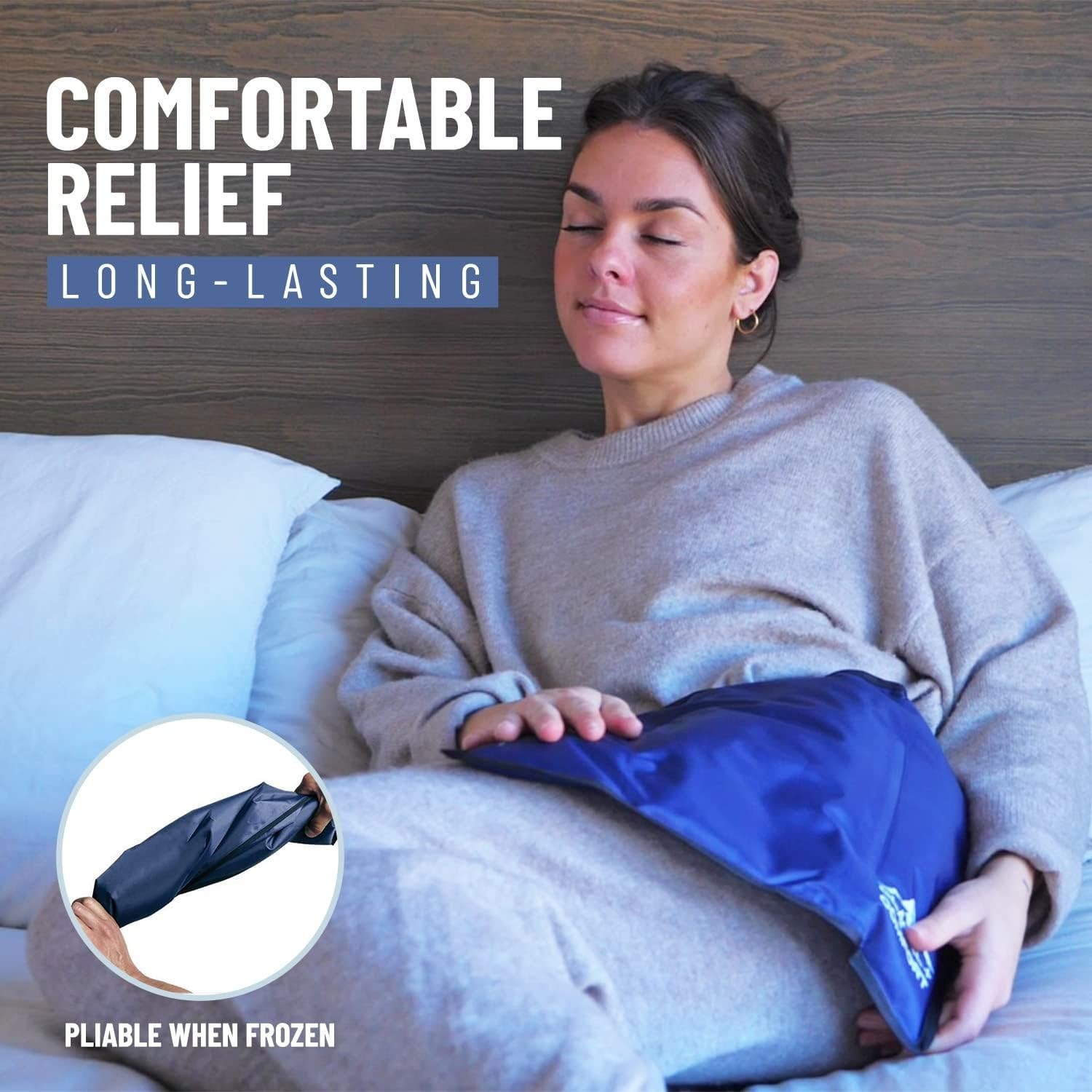 12″ x 8″ Flex Technology Gel Ice Pack – Pain Relief & Recovery Pad for All Ages