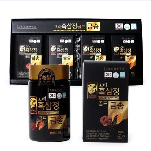 Korea Black Ginseng Extract Gold GEUN SONG 240g x 4EA panax ginseng