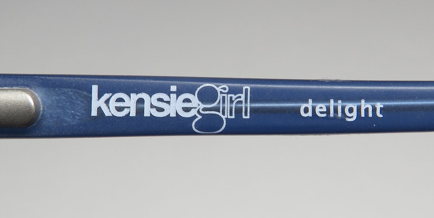 NEW KENSIE DELIGHT GLASSES BLACK PLASTIC BK FULL-RIM 47-14-125 CAT EYE