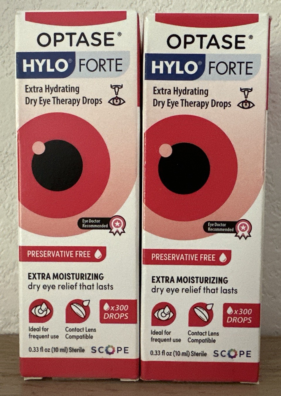 OPTASE Hylo Forte Dry Eye Drops Extra Hydrating 10 ml Pack of 2 – Exp 05/2028