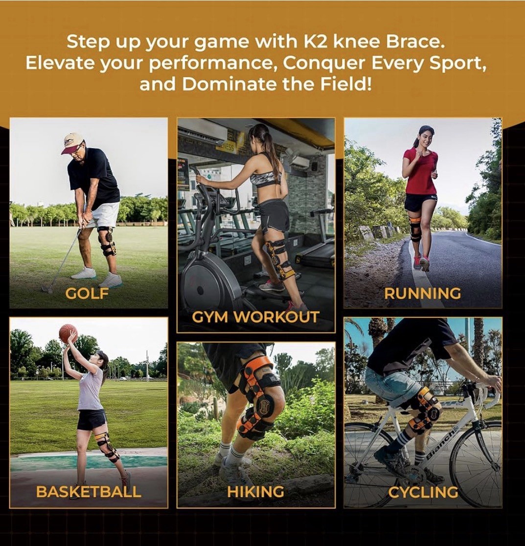 Z1 K2 Knee Brace for ACL Ligament Sports Injuries OA & Knee Pain for Men & Women