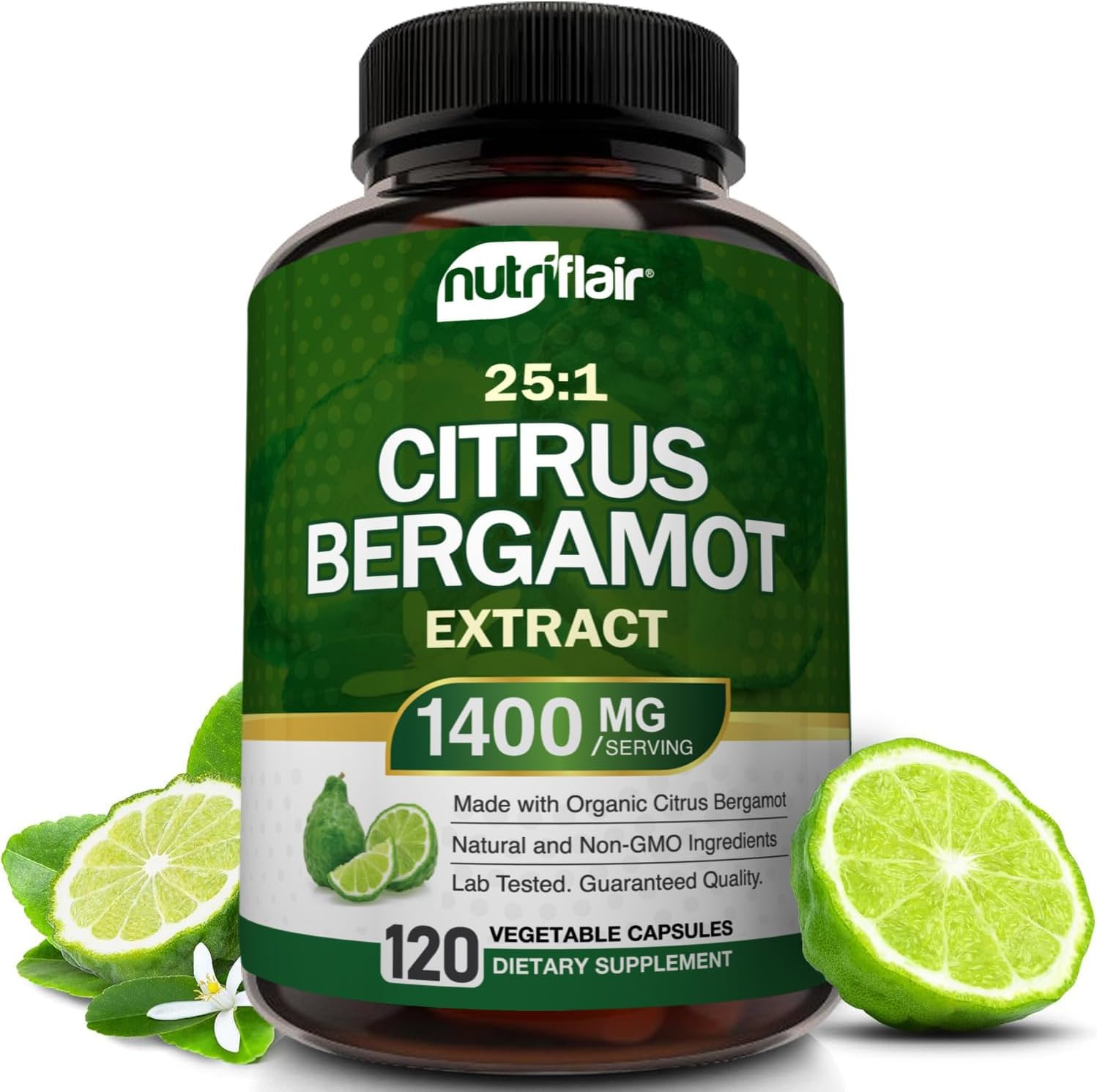 Nutriflair Citrus Bergamot 1400Mg Heart Cholesterol 120 Caps